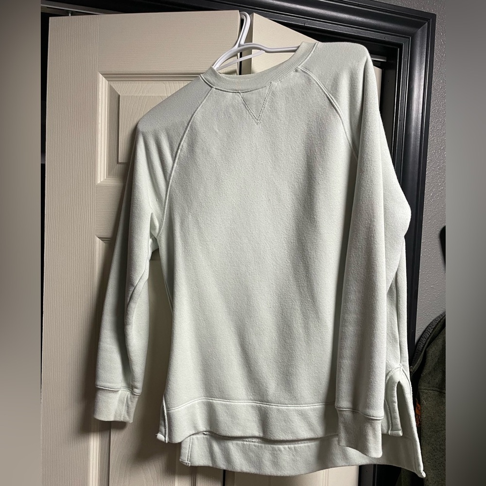 Green crew neck